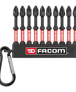 Facom END.JP101 63mm Pozi High Impact Screwdriver Bit Set PZ1 X 2 PZ2 X 6 PZ3 X 2