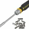 Stanley FMHT0-62690 FATMAX Ratchet Screwdriver With 12 Bits Phillips PH Pozi PZ Slotted SL -Screwdriver And Bits Shop FMHT0 62690