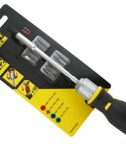Stanley FMHT0-62690 FATMAX Ratchet Screwdriver With 12 Bits Phillips PH Pozi PZ Slotted SL -Screwdriver And Bits Shop FMHT0 62690 3