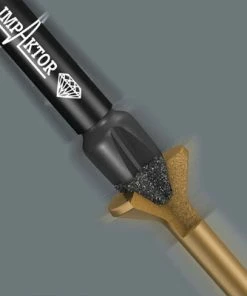 Wera 057691 Impaktor 6 Piece 50mm Long Pozi PH2 &amp; PH3 Impact Driver Bits -Screwdriver And Bits Shop Impacktor