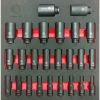 Britool Hallmark LDHMPSET836 25 Piece 1/2" Drive Deep Impact Socket Set 8-36mm -Screwdriver And Bits Shop LDHMPSET836