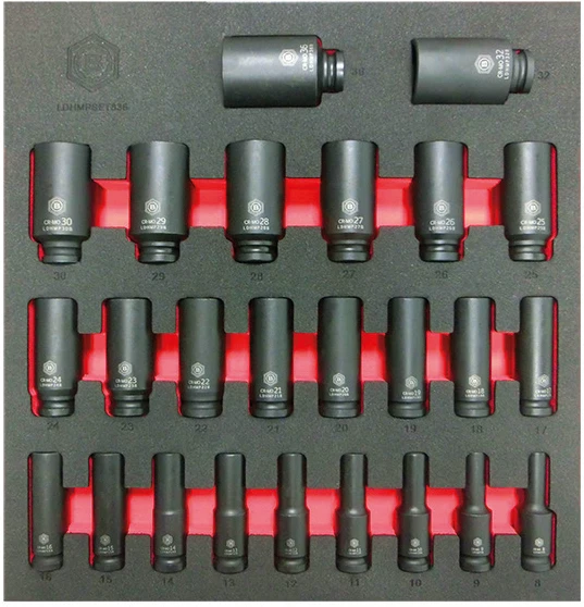 Britool Hallmark LDHMPSET836 25 Piece 1/2" Drive Deep Impact Socket Set 8-36mm 3 Britool Hallmark LDHMPSET836 25 Piece 1/2" Drive Deep Impact Socket Set 8-36mm