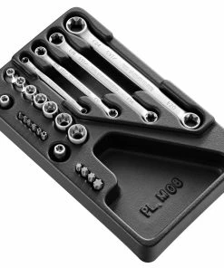 Facom MOD.TX1A 24 Piece Torx Socket, Spanner &amp; Screwdriver Bit Set Supplied In Plastic Module Tray