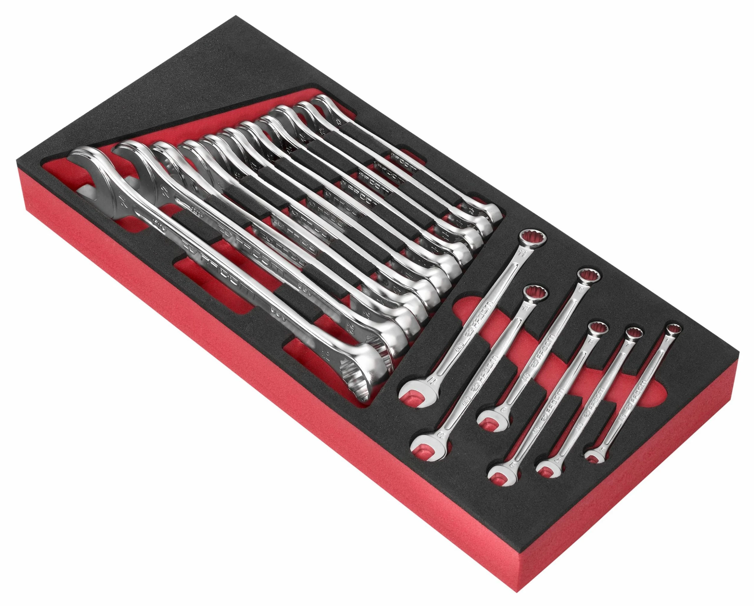 Facom MODM.440-1 17 Piece Metric Combination Spanner Set In Foam Module 6-24mm 3 Facom MODM.440-1 17 Piece Metric Combination Spanner Set In Foam Module 6-24mm