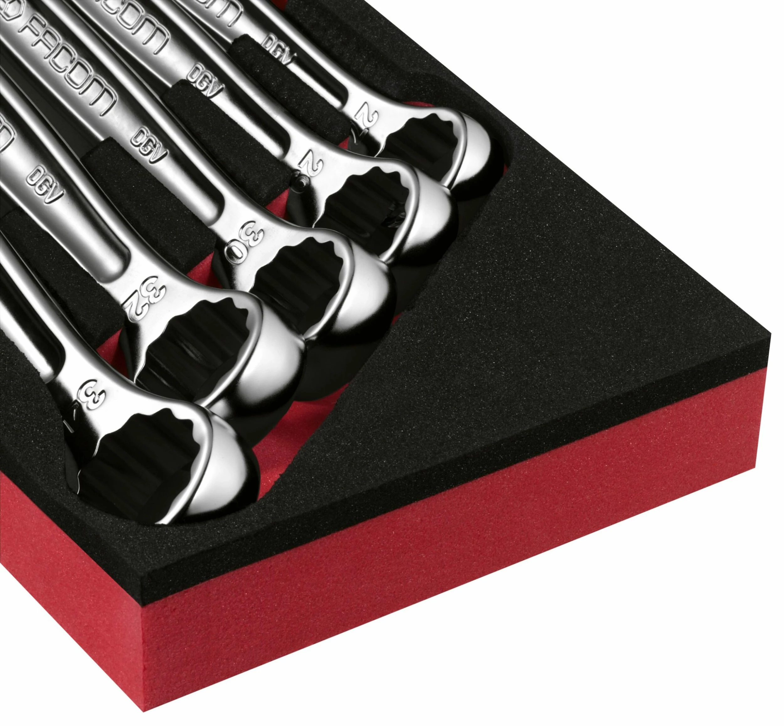 Facom MODM.440-2 5 Piece Metric Combination Spanner Set In Foam Module 27-34mm 4 Facom MODM.440-2 5 Piece Metric Combination Spanner Set In Foam Module 27-34mm - Image 2