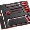 Facom MODM.603F Hacksaw, Tape Measure &amp; File Set Supplied In Foam Module Tray -Screwdriver And Bits Shop MODM.603F PF01 scaled 1