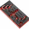 Facom MODM.84TZSA 7 Piece Metric T-Handled Hexagon Key Set Supplied In Foam Module Tray 3-10mm -Screwdriver And Bits Shop MODM.84TZSA 1