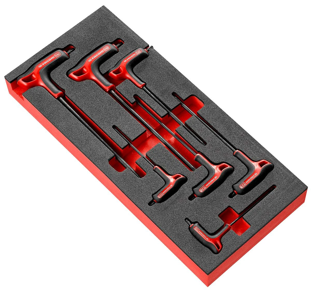 Facom MODM.89TXA 7 Piece T-Handles Torx Key Set Supplied In Foam Module Tray T10-T40 3 Facom MODM.89TXA 7 Piece T-Handles Torx Key Set Supplied In Foam Module Tray T10-T40