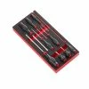 Facom MODM.AT4 9 Piece Protwist Slotted Screwdriver Foam Module Set -Screwdriver And Bits Shop MODM.AT4