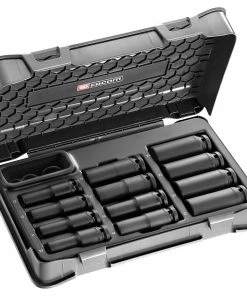 Facom NSDL.405A 1/2" Drive Deep Bi-Hexagon (12-Point) Impact Socket Set 10-24mm