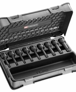 Facom NSXL.J9A 1/2" Dr. Long Impact Torx Bit Sockets T20 -T70 In Plastic Case