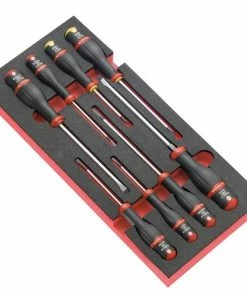 Facom PM.MODA1 Empty Foam Module For 8 Piece Slotted &amp; Phillips Screwdriver Set MODM.A1