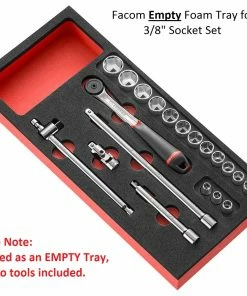 Facom PM.MODJ161-3 Empty Foam Module For 3/8" Drive Socket Set Module