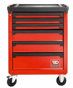 Facom ROLL.6M3A 6 Drawer Mobile Roller Cabinet - Red 9 Facom ROLL.6M3A 6 Drawer Mobile Roller Cabinet - Red -Screwdriver And Bits Shop ROLL.6M3A 2