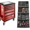 Facom 129 Piece Tool Kit In Module Trays With 6 Drawer Roller Cabinet -Screwdriver And Bits Shop ROLL.KIT129