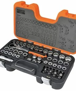 Bahco S530T 53 Piece Pass-Through / Go Thru Multi Drive Metric Ratchet Socket Set -Screwdriver And Bits Shop S530T 1