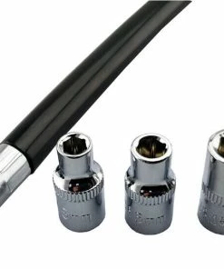 Britool Hallmark SFHCD 1/4" Drive 500mm Long Flexible Screwdriver Handle - Hose Clip Driver -Screwdriver And Bits Shop SFHCD END