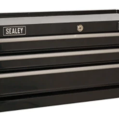 Sealey AP223B Mid-Box 3 Drawer With Ball-Bearing Slides - Black