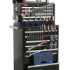 Sealey APCOMBOBBTK58 Topchest &amp; Rollcab Combination 15 Drawer With Ball Bearing Slides - Black &amp; 147pc Tool Kit -Screwdriver And Bits Shop Screenshot 2021 06 03 105854