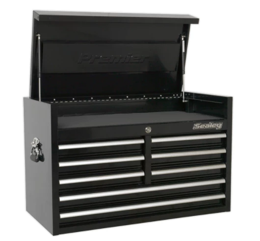 Sealey PTB91508 Topchest 8 Drawer 915mm Heavy-Duty Black 3 Sealey PTB91508 Topchest 8 Drawer 915mm Heavy-Duty Black