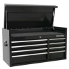 Sealey PTB104008 Topchest 8 Drawer 1040mm Heavy-Duty Black