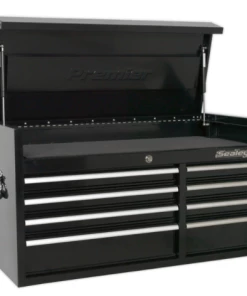 Sealey PTB104008 Topchest 8 Drawer 1040mm Heavy-Duty Black