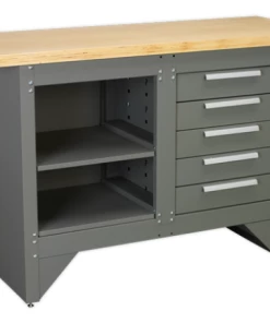 Sealey AP2030BB Workbench With 5 Drawers Ball-Bearing Slides Heavy-Duty