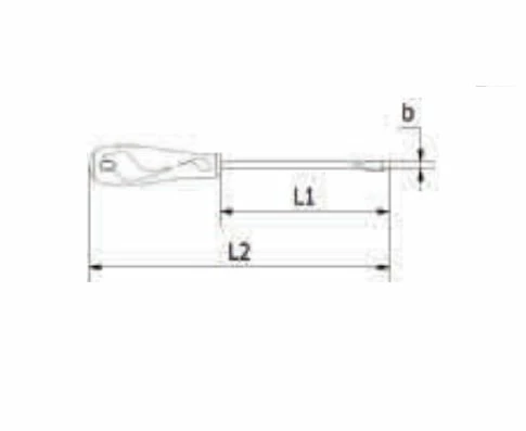 Teng Tools Teng MD932N1 Flared Slotted Screwdriver With Hexagonal Shaft 6.5x150mm 5 Teng Tools Teng MD932N1 Flared Slotted Screwdriver With Hexagonal Shaft 6.5x150mm - Image 3