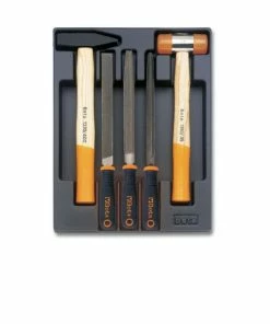 Beta Tools Beta T231 5 Piece Hammer &amp; File Set In Plastic Module Tray