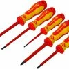 CK Triton XLS T4729 5 Piece 1000V Insulated VDE Screwdriver Set Pozi &amp; Slotted -Screwdriver And Bits Shop T4729