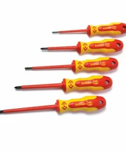 CK Triton XLS T4729 5 Piece 1000V Insulated VDE Screwdriver Set Pozi & Slotted 7 CK Triton XLS T4729 5 Piece 1000V Insulated VDE Screwdriver Set Pozi & Slotted -Screwdriver And Bits Shop T4729 2
