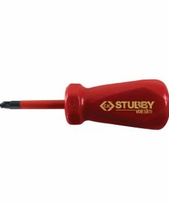 C.K Tools CK T48343-2 VDE Slim Stubby Insulated Pozi Screwdriver PZ2