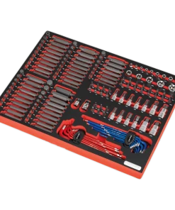 Sealey TBTP07 177 Piece Hexagon, Torx, Spline &amp; Security Bit, Key &amp; Socket Set -Screwdriver And Bits Shop TBTP07.V2 PIC2