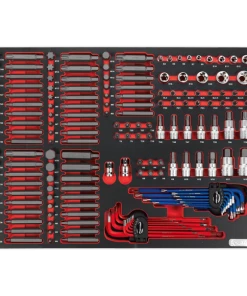 Sealey TBTP07 177 Piece Hexagon, Torx, Spline &amp; Security Bit, Key &amp; Socket Set