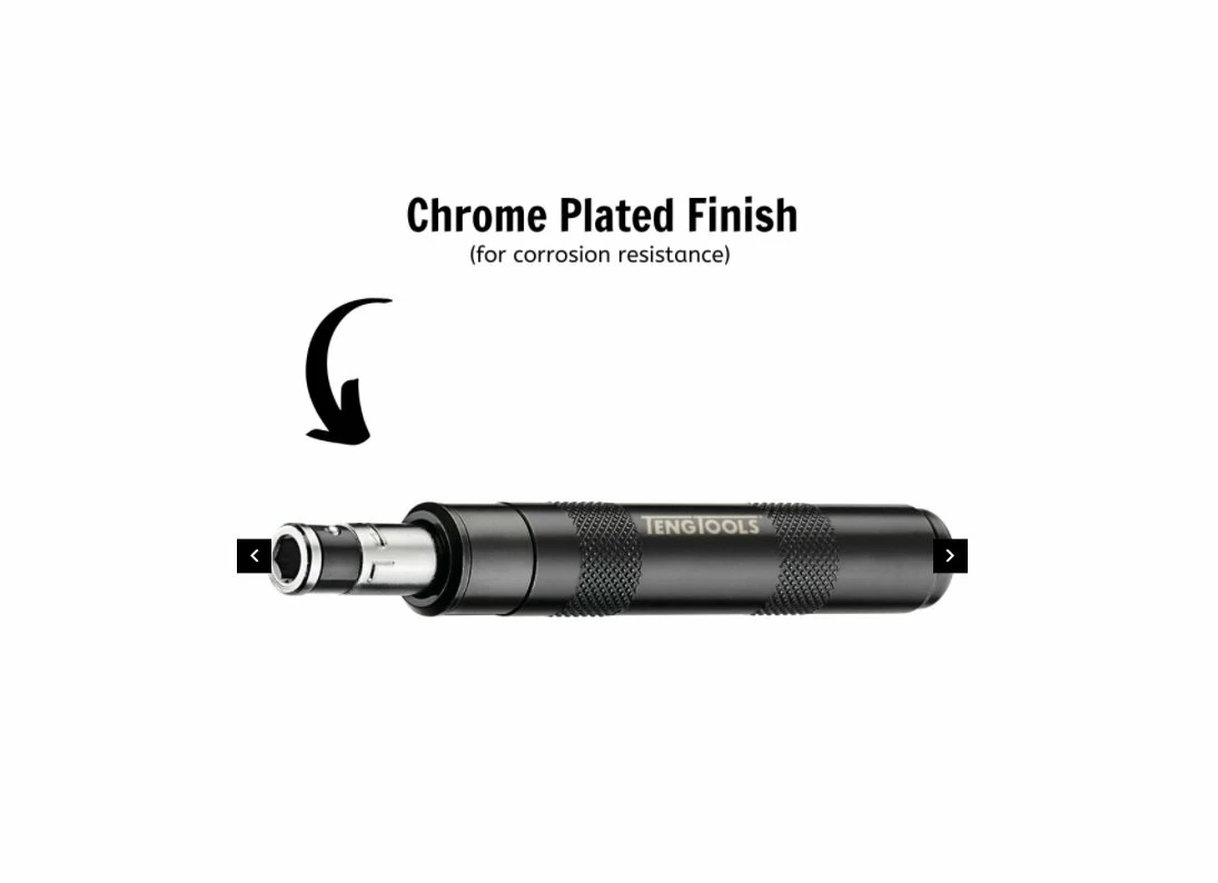 Teng Tools Teng TTID19 19 Piece Impact Screwdriver Bit Set 1/4" Hex Driver Hammer 5 Teng Tools Teng TTID19 19 Piece Impact Screwdriver Bit Set 1/4" Hex Driver Hammer - Image 3