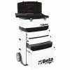 Beta C41H Two - Module Tool Trolley Cabinet White Limited Edition -Screwdriver And Bits Shop c41h white