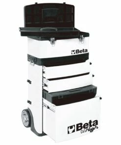 Beta C41H Two - Module Tool Trolley Cabinet White Limited Edition