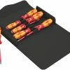 Wera 136019 7 Piece Kraftform Plus 100 I/7 Set 1 VDE Insulated Screwdriver Set Pozi/Slotted/PlusMinus -Screwdriver And Bits Shop kraftform 100 i 7 set 1