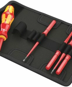 Wera 003475 Kraftform Kompakt VDE 7 Piece Extra Slim Interchangeable Screwdriver Set