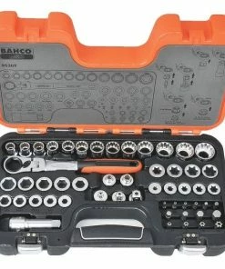 Bahco S530T 53 Piece Pass-Through / Go Thru Multi Drive Metric Ratchet Socket Set
