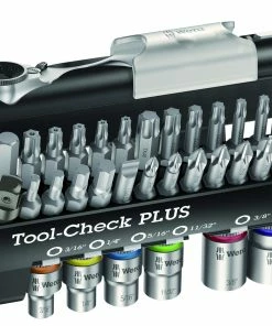Wera 056491 1/4″ Drive Tool Check Plus Imperial Socket & Screwdriver Bit Set AF 6 Wera 056491 1/4″ Drive Tool Check Plus Imperial Socket & Screwdriver Bit Set AF -Screwdriver And Bits Shop tool check plus imperial scaled